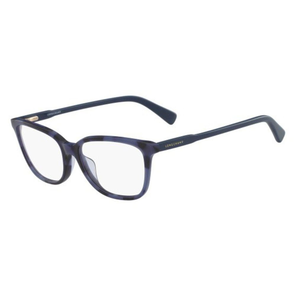 NEW Longchamp LO 2607 461 Blue Tortoise Eyeglasses 54/16/140 with Longchamp Case